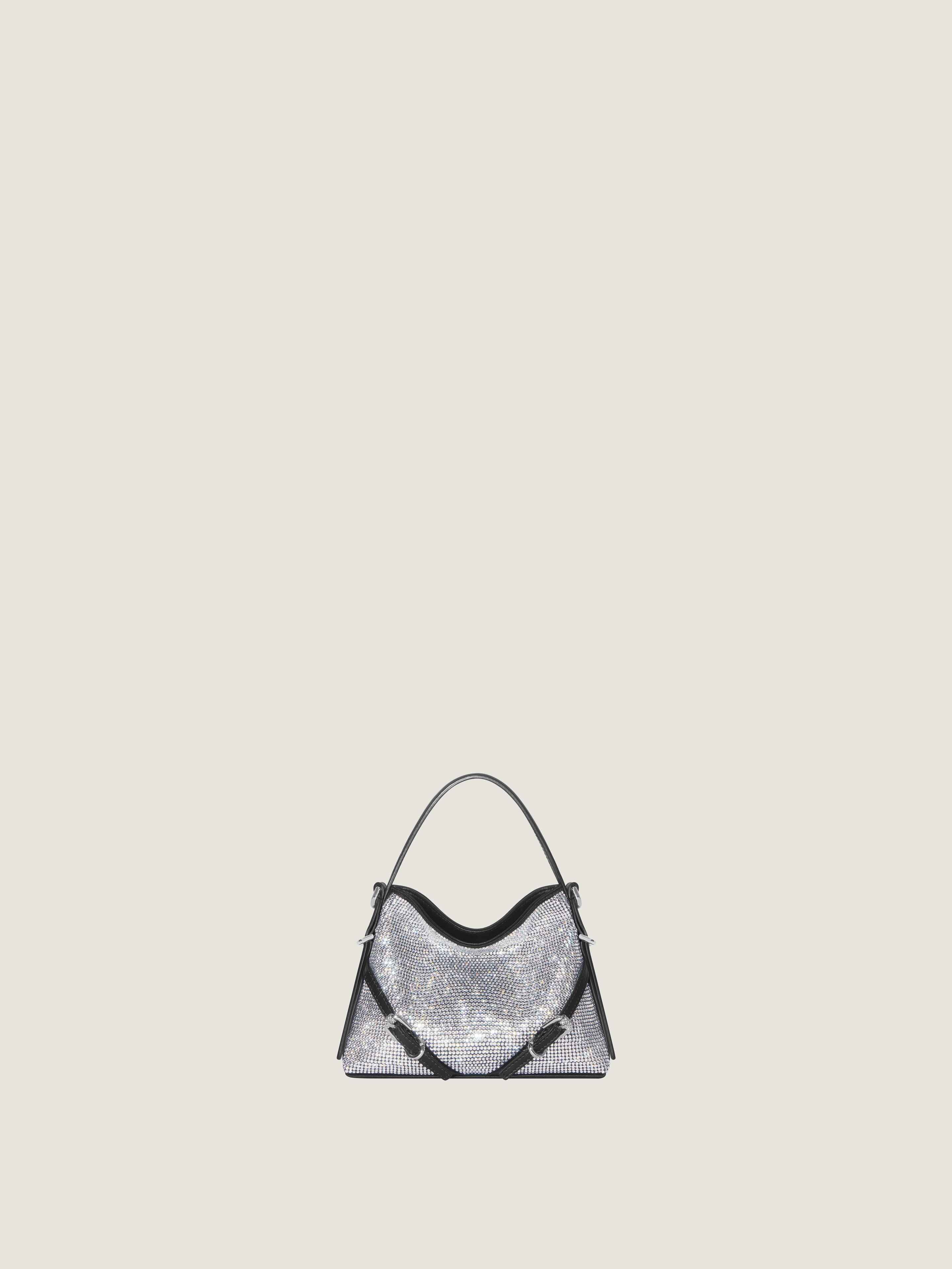 Nano Voyou bag in satin with strass